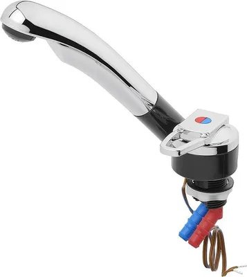 Produktbild von Mischbatterie, Keramik, 27 mm, Chrom/Schwarz