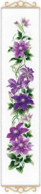 Obrázek produktu pro Riolis - sada pro vyšívání křížem "Clematis", počítaný vzor