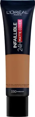 Productafbeelding van L'Oréal Paris Infaillible 24H Matte Cover, tube, bruin, noisette, mat, voor vrouwen, hoge kwaliteit