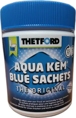 Produktbild von THETFORD Aqua Kem Blue Sachets - 15 Beutel hochkonzentriert - Reduziert Gasentwicklung