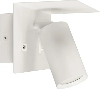 Productafbeelding van FONO WLL GU10 IP20, witte wandlamp