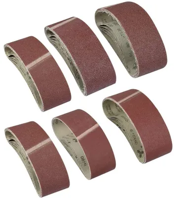 Zdjęcie produktu dla 30 sztuk papieru ściernego o wymiarach 75 x 533 mm, przeznaczonego do obróbki drewna i metalu