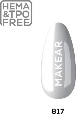 Produktbild von Makear HEMAFREE UV/LED Gel Nagellack für Nageldesign, Farbcode 817, Limited Edition, 8 ml