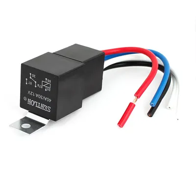 Produktbild von Auto DC 12V 30A/40A Kunststoffbuchse SPDT 5 Pin 5 Drähte Kabel Leistungsrelais