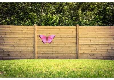 Produktbild von Anna's Collections Gartendekoration - Schmetterling - Metall - rosa - 48 cm