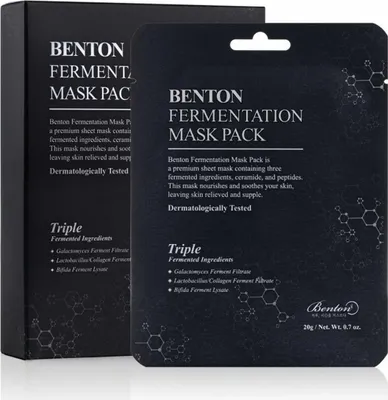 Produktbild von Benton Fermentation Hydratisierende Mascarilla