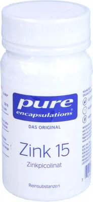 Produktbild von Pure Encapsulations Zink 15 Kapseln, 60 St. Kapseln