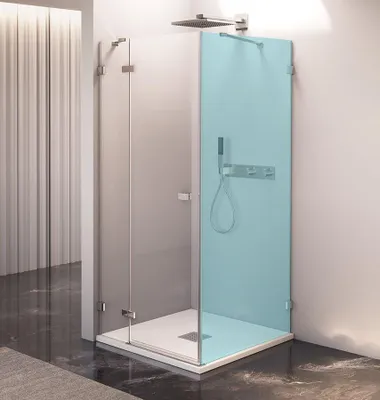 Imagen del producto de Puerta de ducha Polysan FORTIS EDGE, 1200 mm, vidrio transparente, para montaje en el lado izquierdo