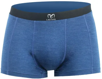 Produktbild von NORO Herren Woll-Boxershorts blau