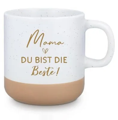 Produktbild von Keramiktasse Mama Geschenk mit Spruch "Mama DU BIST DIE Beste!" für Geburtstag, Muttertag, Weihnachten