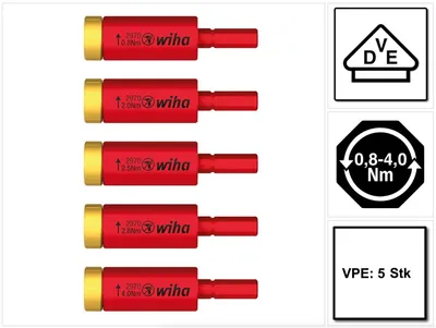 Produktbild von Wiha Drehmoment Set easyTorque Adapter electric