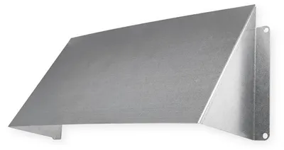Produktbild von Europlast LNM2512Zn Metall-Ablufthaube, 250x120mm, verzinkt
