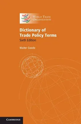Produktbild von Dictionary of Trade Policy Terms