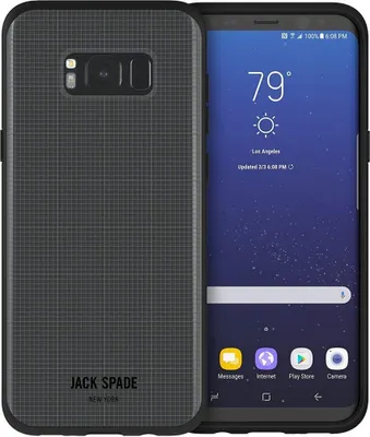 Produktbild von Jack Spade Graph-Check Case Clear für Samsung Galaxy S8 Plus