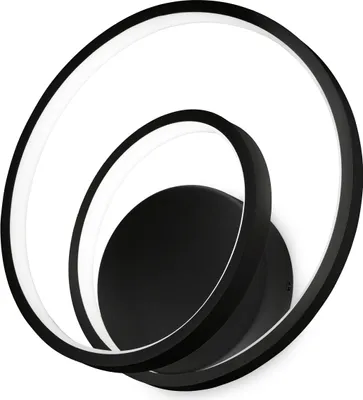Produktbild von Moderne Wandleuchte On-Off Oz Metall Schwarz Led 28W 3000K Warmes Licht