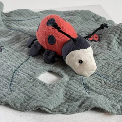 Produktbild von Egmont Toys Schmusetuch Marienkäfer Baumwolle Baby Geschenk
