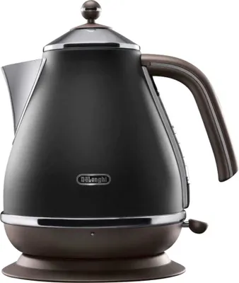 Produktbild von DeLonghi KBOV2001.BK Iconia Vintage Wasserkocher schwarz