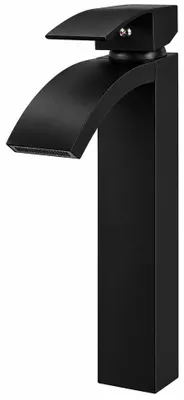 Produktbild von Silla Neira Hohe Waschtischarmatur Schwarz 31,5 cm, Einhebelmischer, S-1020HB