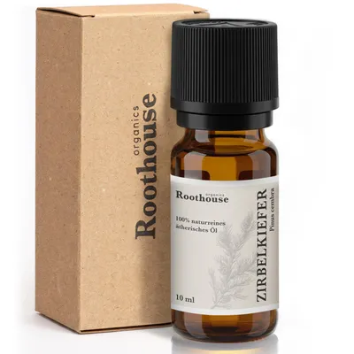 Produktbild von Roothouse-Organics® 10ml Zirbenöl – 100 % naturreines ätherisches Öl aus Österreich