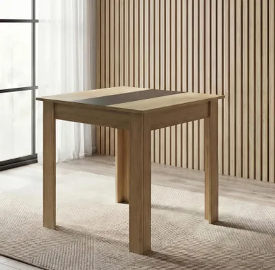 Produktbild von VCM VCM Esstisch, Holzwerkstoff Küchentisch H. 75 x B. 80 x T. 80 cm, kompakter Speisetisch für Küche & Essbereich, Tisch Disalo
