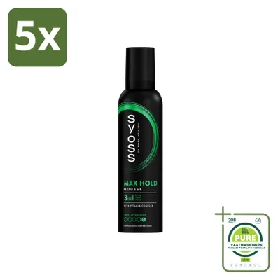 Produktbild von 5 x Syoss Keratin Haarmousse - 250 ml - Großpackung - 5 Stücke