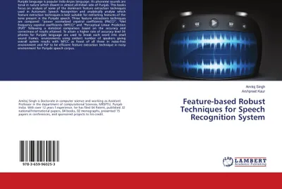 Produktbild von Feature-based Robust Techniques for Speech Recognition System