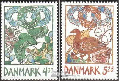 Produktbild von Briefmarken Dänemark 1999 Mi 1207-1208 (kompl.Ausg.) postfrisch Frühlingsboten