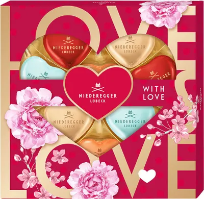 Produktbild von Niederegger Meisterselektion Herzen with Love