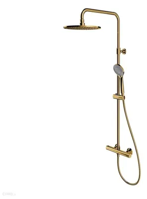 Image de Omnires Y Y1244LUXLGL Ensemble de douche avec mitigeur thermostatique, doré