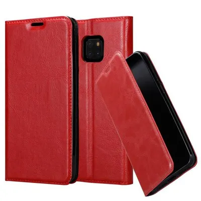 Zdjęcie produktu dla Cadorabo DE-123130, Etui z klapką, Huawei, MATE 20 PRO, 16,2 cm (6.39"), Czerwony
