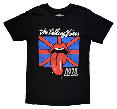Produktbild von The Rolling Stones - "London 1973" T-Shirt für Herren/Damen Uni RO16193 (XL) (Schwarz)