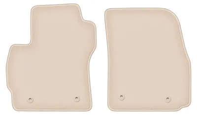Produktbild von DURBAN Beige Velours-Fußmatten vorne für Mazda Premacy II 7-Sitzer (2005-2010)