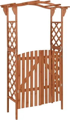Produktbild von vidaXL Pergola mit Tor 116x40x204 cm Massivholz Tanne