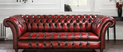Zdjęcie produktu dla Chesterfield, duża sofa tapicerowana, model XXL, trzyosobowa, skóra, WINCHESTER-B