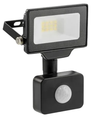 Zdjęcie produktu dla Reflektor zewnętrzny LED z czujnikiem ruchu 10W GTV Reflektor zewnętrzny ścienny IP65 1000lm