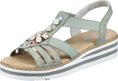 Produktbild von Rieker Komfort Sandalen V0245-52 Damen 362D5630323435 Türkis 39 EU