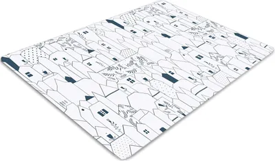 Produktbild von Stuhlunterlage Bürostuhlunterlage 120 cm x 90 cm Bodenmatte Bürostuhlunterlage - Hütten