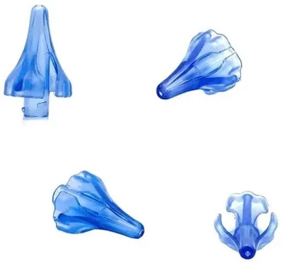 Immagine prodotto di Ugelli per pulitore delle orecchie - 50 pezzi, ugelli blu - accessori sicuri per la rimozione del cerume