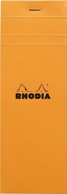Produktbild von Rhodia Notizblock 74x210 geh kar 80Bl ora