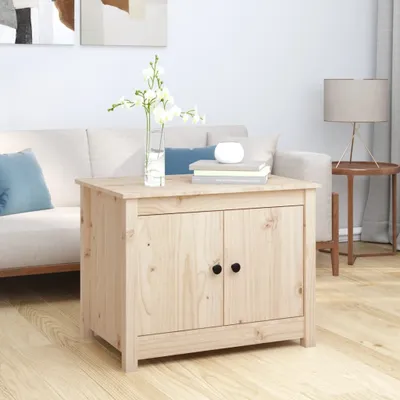Produktbild von The Living Store Couchtisch 71x49x55 cm Massivholz Kiefer