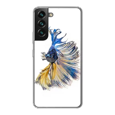Produktbild von MuchoWow® Handyhülle Schutzhülle Hülle für Samsung Galaxy S22 Plus Fisch - Schwanz - Blau Silikon Softcase Handy Hülle - Schutzabdeckung