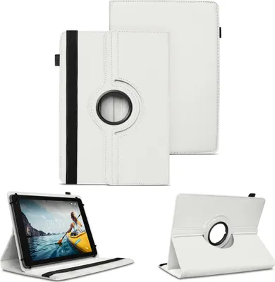 Produktbild von Schutzhülle für Tabwee Tablet T20 T50 T80 T90 W90 Hülle Tasche 360 Grad DrehbarFarben:Weiss