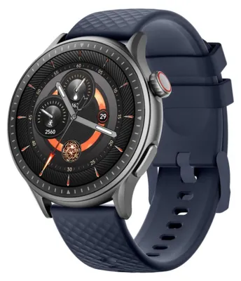 Produktbild von Nue GTR3 1.43 Zoll TFT-Display Smartwatch 3 ATM Wasserdichte Smartwatch mit Herzfrequenzmessung Blau