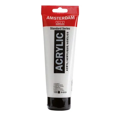 Immagine prodotto di Amsterdam Serie Standard tubo di vernice acrilica 250 ml - Bianco titanio 105