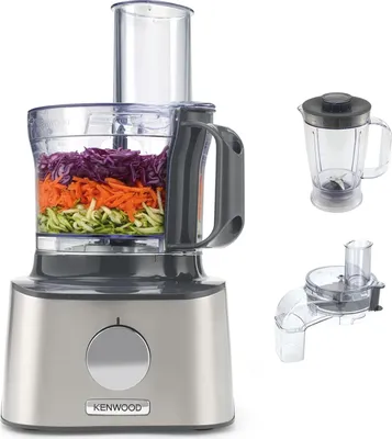 Produktbild von Kenwood MultiPro Compact FDM304SS – Kompakt-Küchenmaschine, 2,1 Liter, leistungsstarker Küchenhelfer mit Acryl-Mixaufsatz, Würfelschneider & weiterem