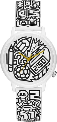 Produktbild von Guess Herren Damen Uhr Armbanduhr, Analog, Größe:Einheitsgröße, Farbe:Schwarz-schwarz,gold