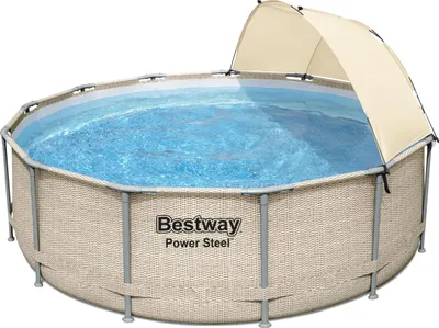 Produktbild von Bestway Power Steel Bazénový set s přístřeškem 396 x 107 cm, 92864 Bestway HangarStore.cz