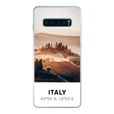 Produktbild von MuchoWow® Handyhülle Schutzhülle Hülle für Samsung Galaxy S10 Lite Toskana - Italien - Sommer Silikon Softcase Handy Hülle - Schutz