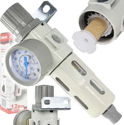 Obrázek produktu pro MAR-POL Regulátor tlaku s filtrem a manometrem 1/4" - M80691