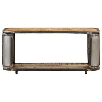 Image de vidaXL Armoire TV 90x30x40 cm en bois massif de manguier